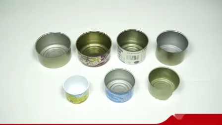 食品グレードの金属 食品グレードのペイント 食品包装用の丸いブリキ缶 空のブリキ缶