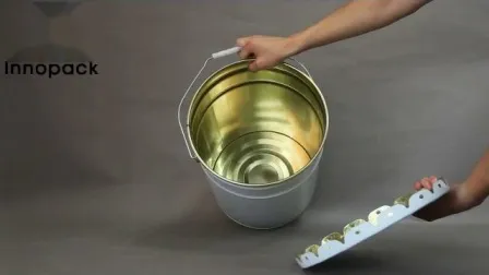 5 ガロン、20L ブリキ塗装金属ペール未承認化学使用バケツペール